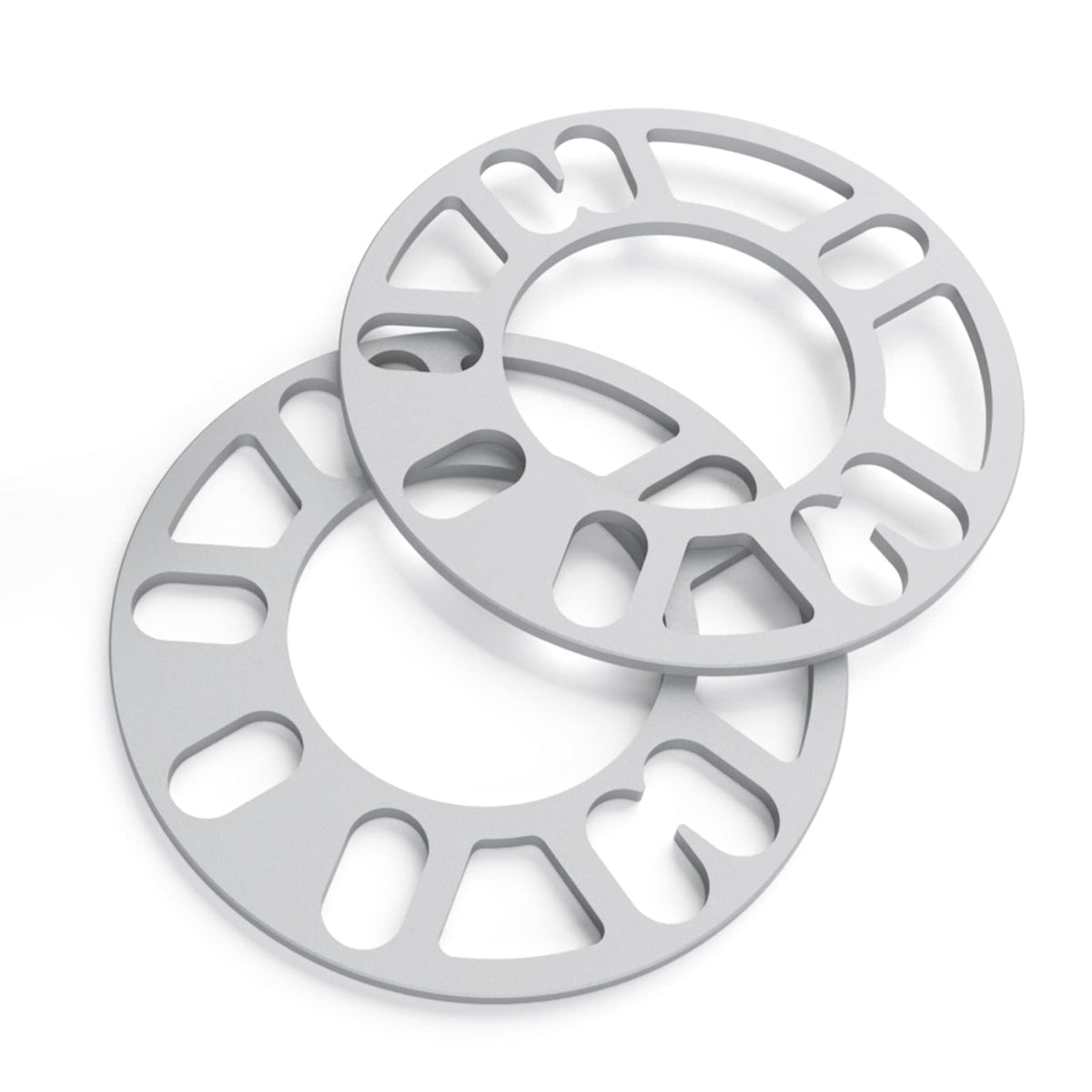 4Pcs 5mm Wheel Spacers for 4 and 5 Lug Vehicles, PCD 98 to 120mm, 78.1mm ID, 150mm OD Aluminum