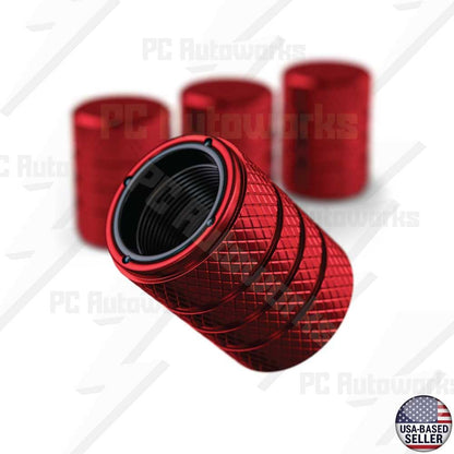 Plum Purple Aluminum Tire Valve Stem Caps Set Of 4 Universal Fit Easy Install Anti Corrosion
