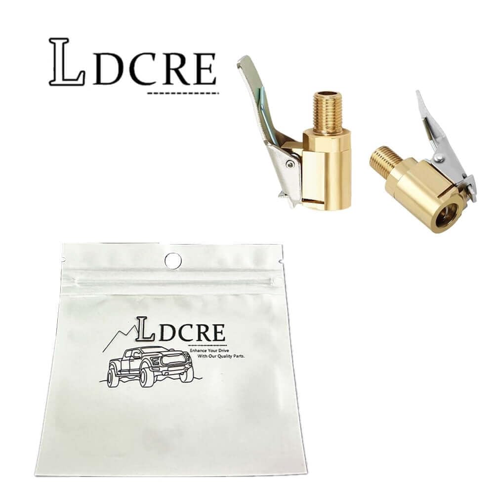 Brass Locking Tire Air Chuck With Clip Adapter 8mm Inlet For Car Truck Motorcycle Inflator