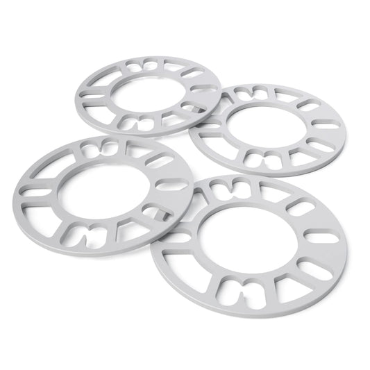4Pcs 5mm Wheel Spacers for 4 and 5 Lug Vehicles, PCD 98 to 120mm, 78.1mm ID, 150mm OD Aluminum