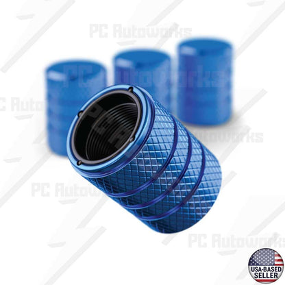 Plum Purple Aluminum Tire Valve Stem Caps Set Of 4 Universal Fit Easy Install Anti Corrosion