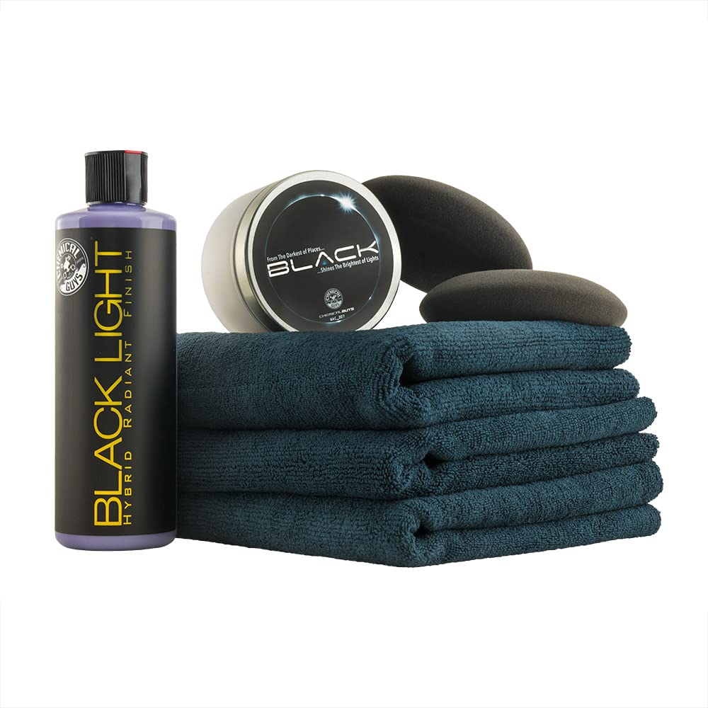 Chemical Guys HOL203 Black Car Care Kit With 9 Detailing Tools For A Show Winning Shine