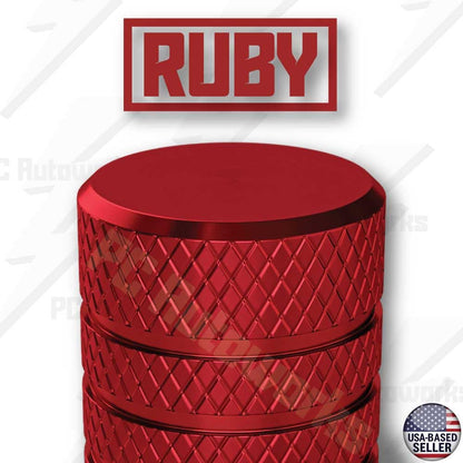 Plum Purple Aluminum Tire Valve Stem Caps Set Of 4 Universal Fit Easy Install Anti Corrosion