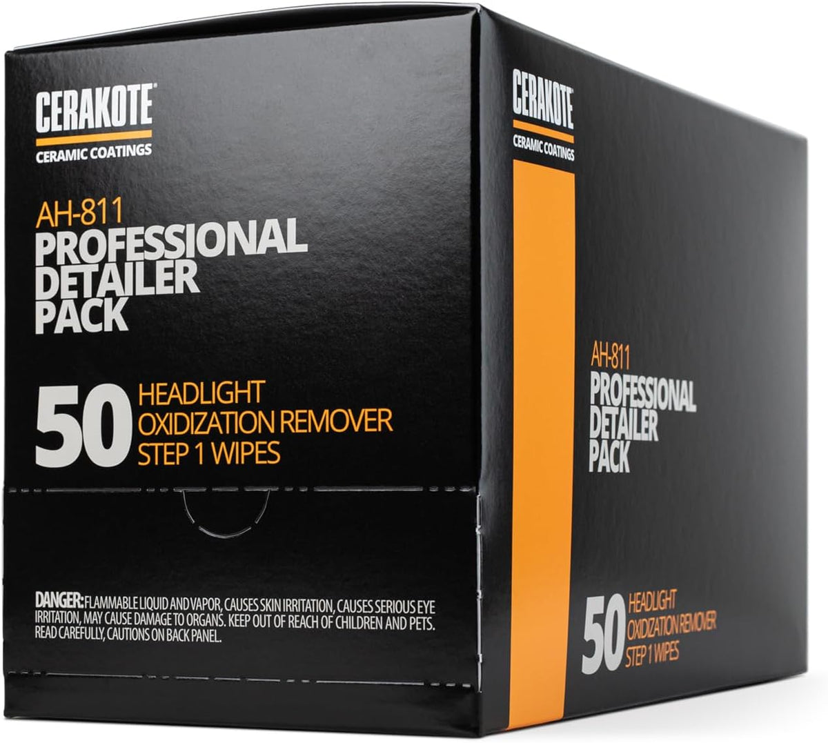 Cerakote Ceramic Headlight Restoration Kit 10 Wipes No Tools Required Long Lasting Shine