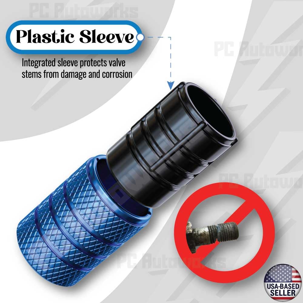 Plum Purple Aluminum Tire Valve Stem Caps Set Of 4 Universal Fit Easy Install Anti Corrosion