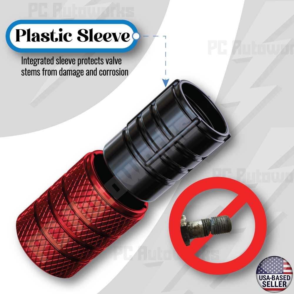 Plum Purple Aluminum Tire Valve Stem Caps Set Of 4 Universal Fit Easy Install Anti Corrosion