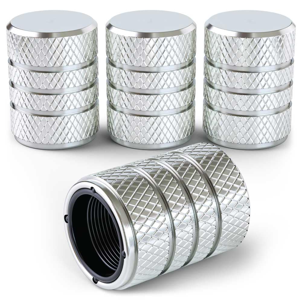 Plum Purple Aluminum Tire Valve Stem Caps Set Of 4 Universal Fit Easy Install Anti Corrosion