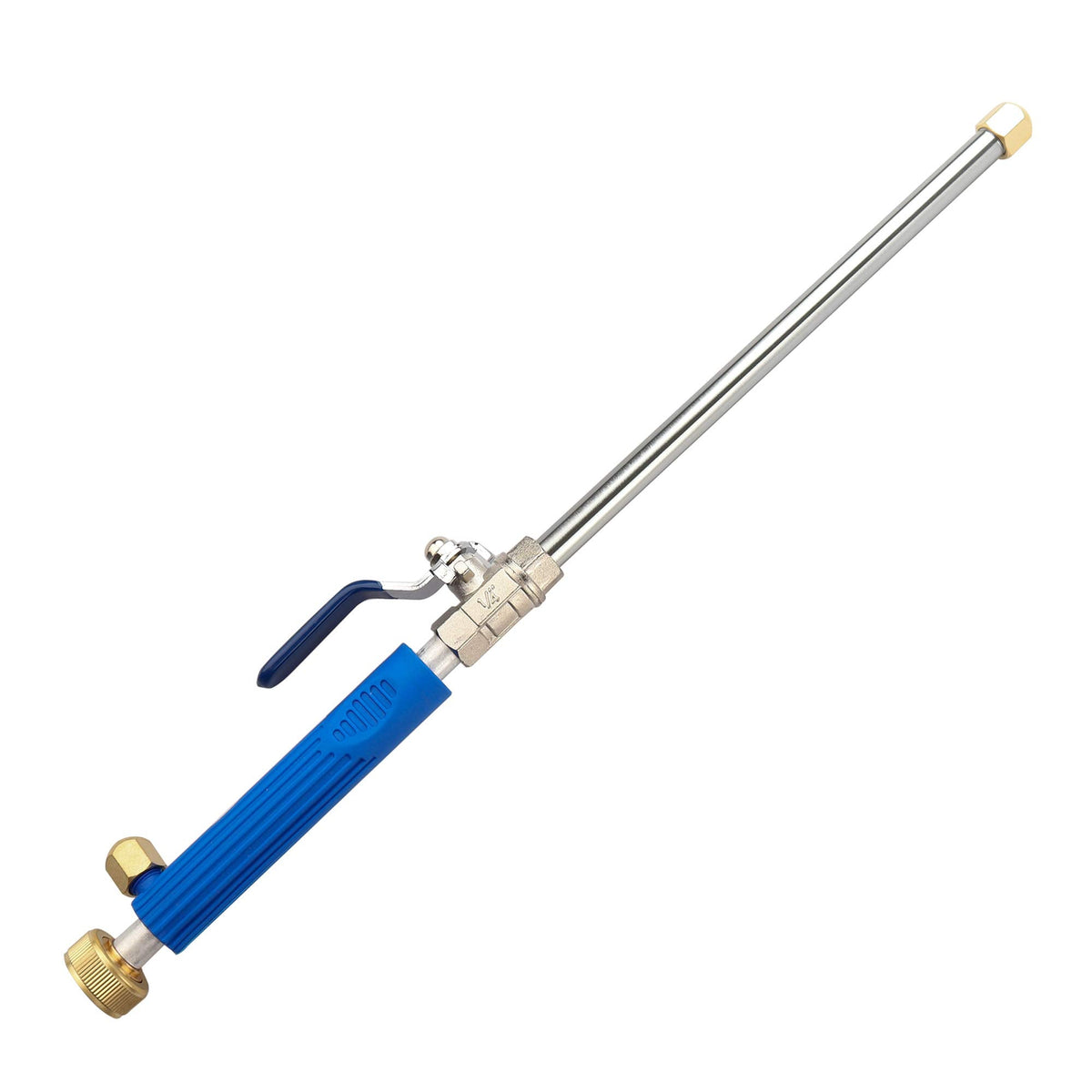 Washer Wand Attachment With Jet Nozzles For Gutter Patio Car Cleaning Blue