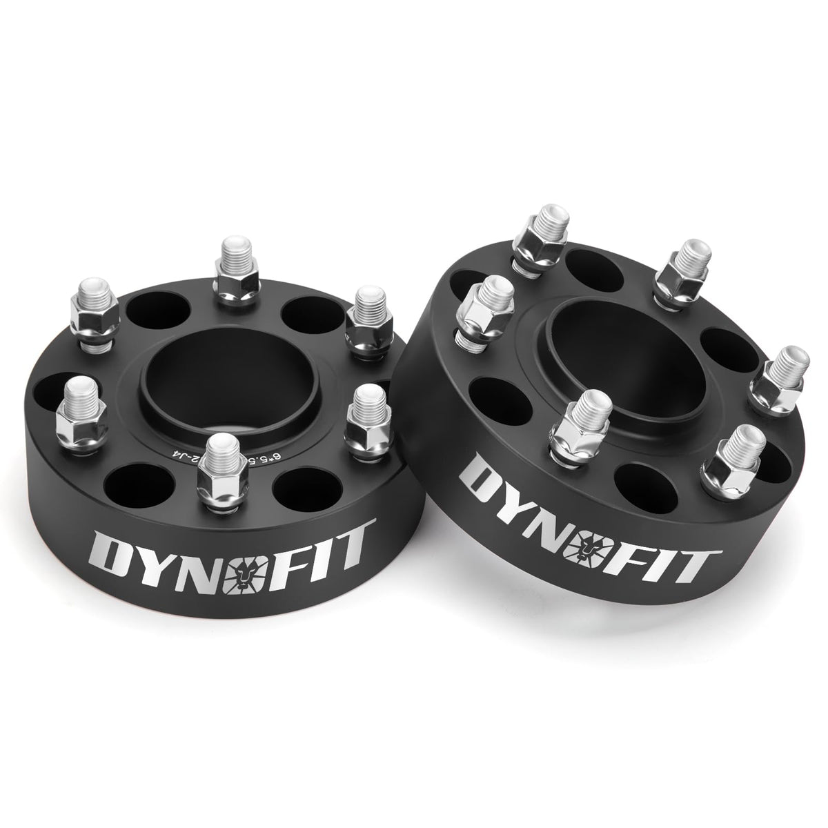 Dynofit 2 Inch Wheel Spacers 6x139.7 6x5.5 Forged Aluminum For Chevy GMC Silverado Ram 1500