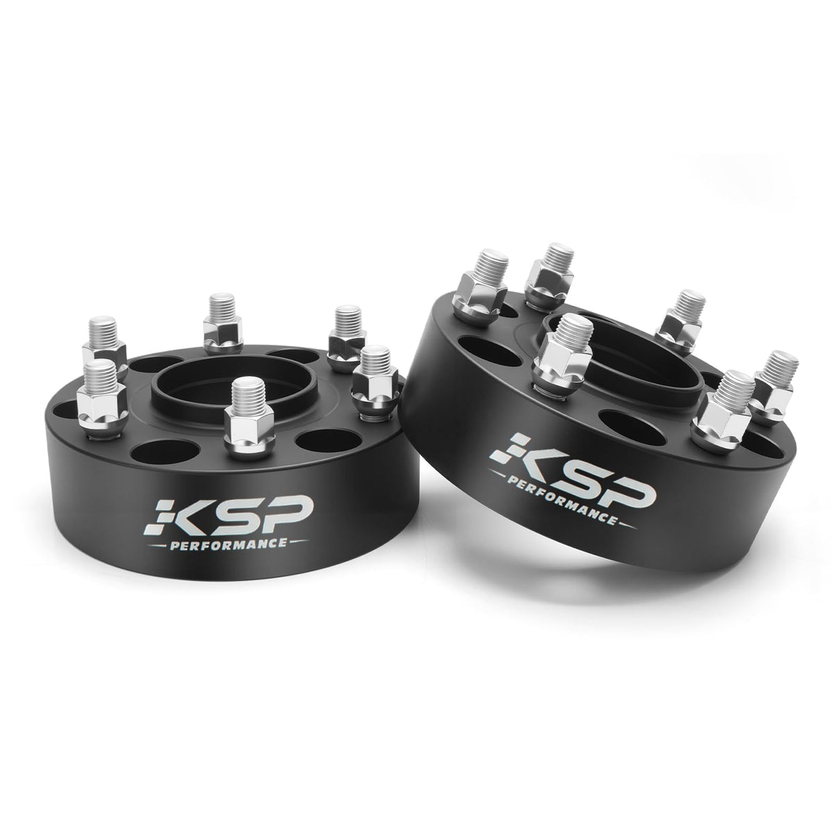 KSP 6x139.7mm Wheel Spacers 2in for Silverado Sierra Ram 1500 Lug Centric 108mm Hub Bore Black 4Pcs