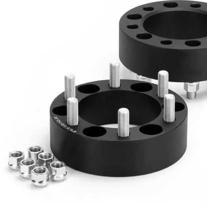 KSP 6x139.7mm Wheel Spacers 2in for Silverado Sierra Ram 1500 Lug Centric 108mm Hub Bore Black 4Pcs