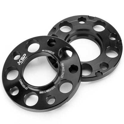 KSP BMW 5x120mm Wheel Spacers 15mm Hub Centric Forged M12x1.5 72.56mm Hub Bore 2pc