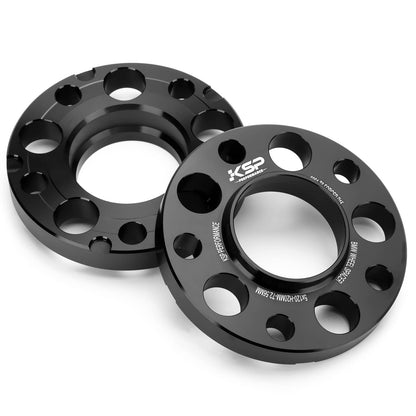 KSP BMW 5x120mm Wheel Spacers 15mm Hub Centric Forged M12x1.5 72.56mm Hub Bore 2pc