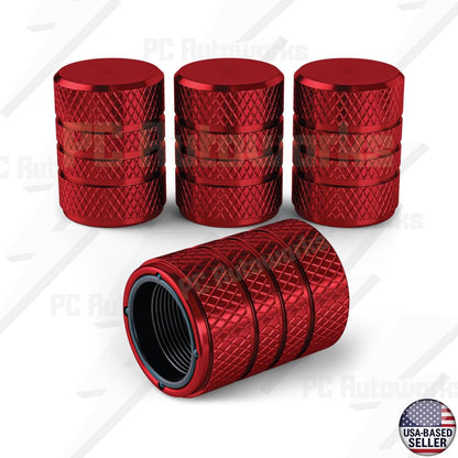 Plum Purple Aluminum Tire Valve Stem Caps Set Of 4 Universal Fit Easy Install Anti Corrosion