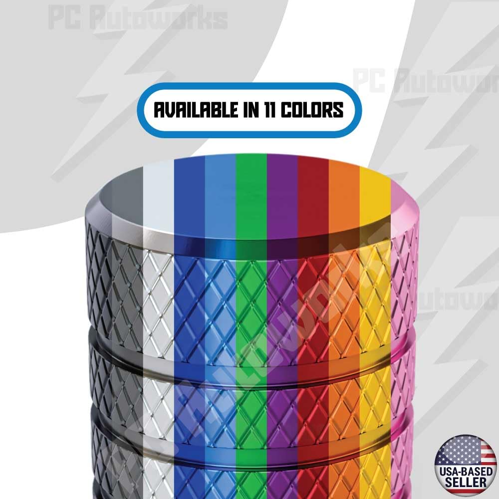 Plum Purple Aluminum Tire Valve Stem Caps Set Of 4 Universal Fit Easy Install Anti Corrosion