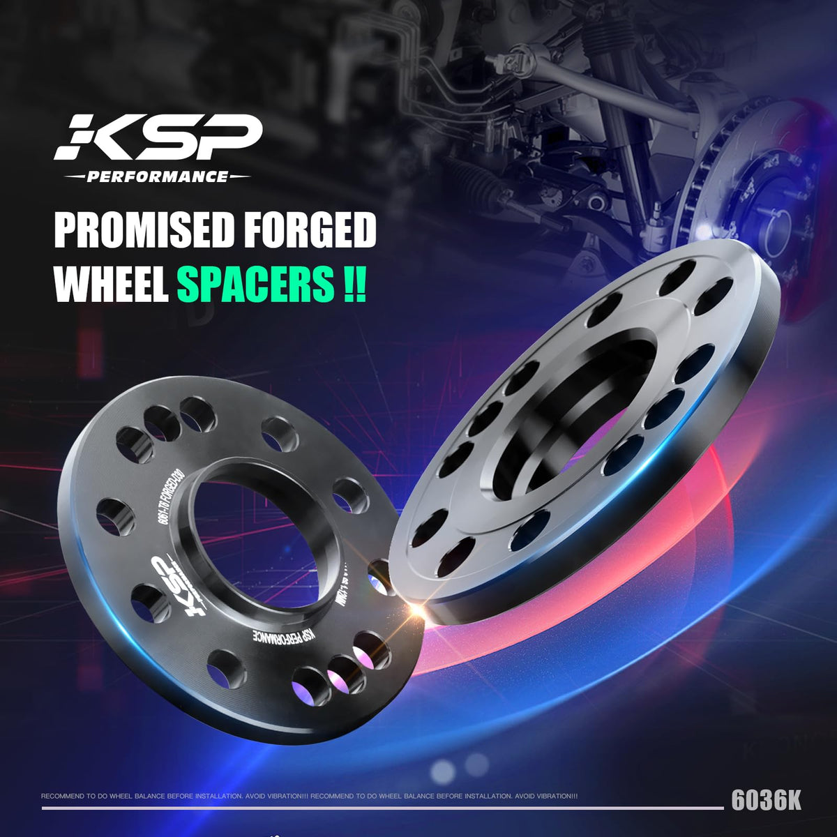 KSP BMW 5x120mm Wheel Spacers 15mm Hub Centric Forged M12x1.5 72.56mm Hub Bore 2pc