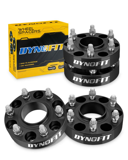 Dynofit 2 Inch Wheel Spacers 6x139.7 6x5.5 Forged Aluminum For Chevy GMC Silverado Ram 1500