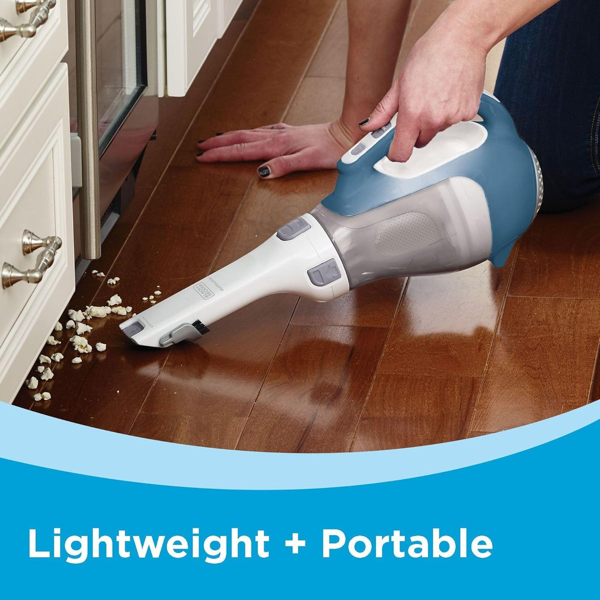 Black Decker Dustbuster Compact Cordless Handheld Vacuum Car Rotating Nozzle Crevice Tool