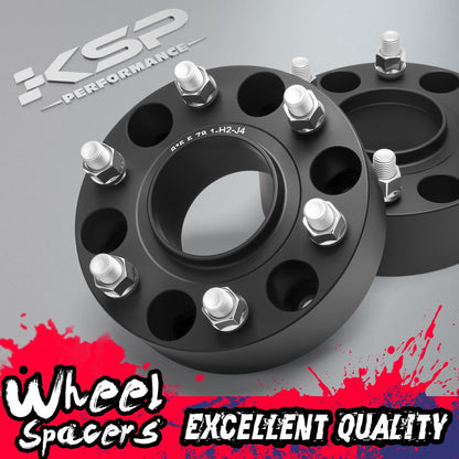 KSP 6x139.7mm Wheel Spacers 2in for Silverado Sierra Ram 1500 Lug Centric 108mm Hub Bore Black 4Pcs