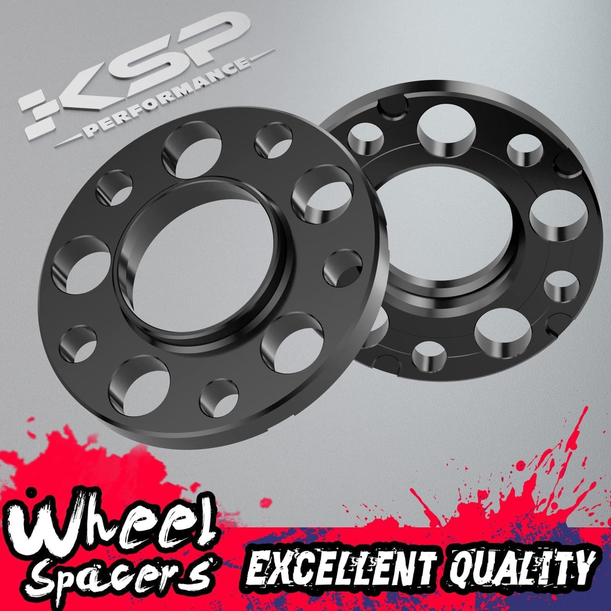 KSP BMW 5x120mm Wheel Spacers 15mm Hub Centric Forged M12x1.5 72.56mm Hub Bore 2pc