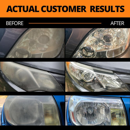 Cerakote Ceramic Headlight Restoration Kit 10 Wipes No Tools Required Long Lasting Shine