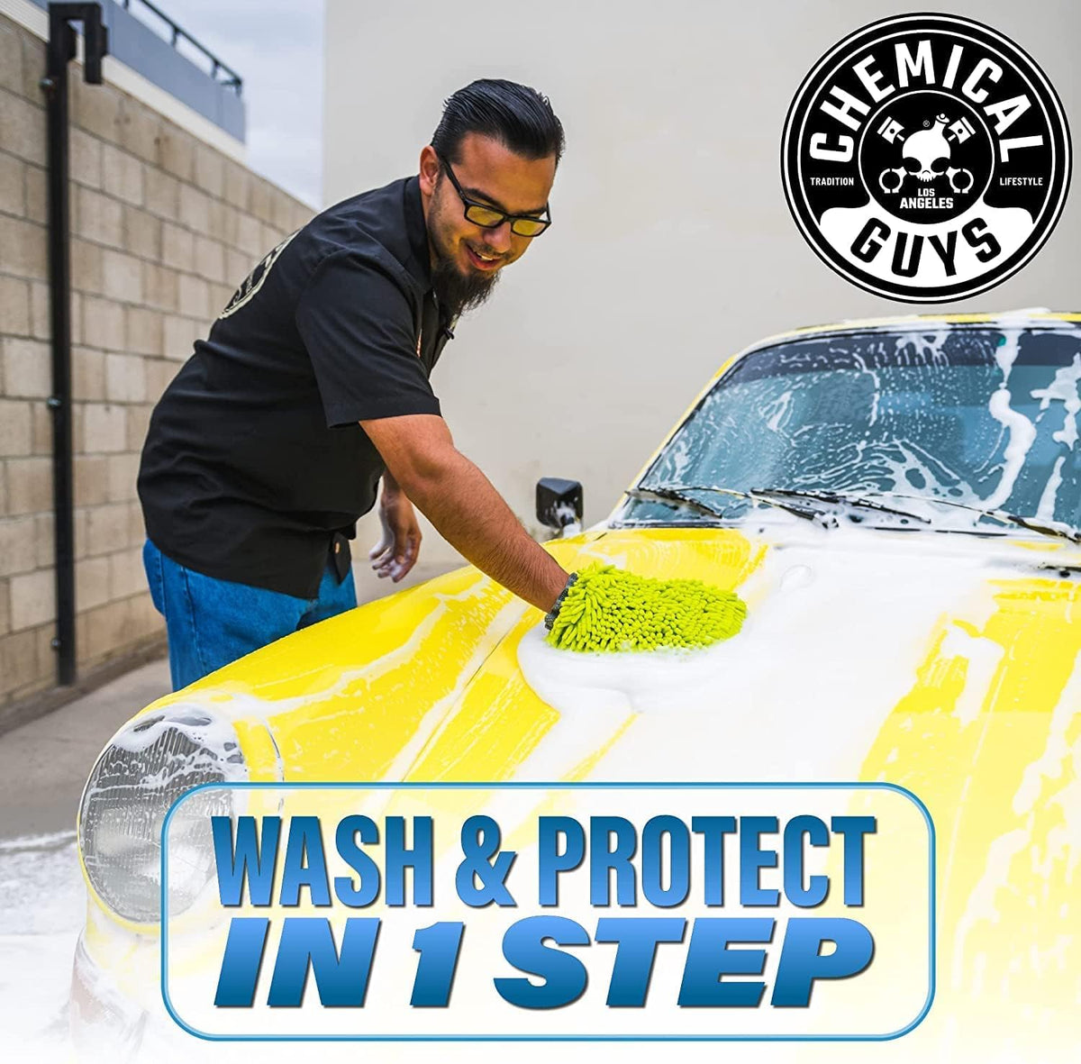 Chemical Guys HydroSuds Ceramic Car Wash Soap 16 Oz Berry Scent 2 Pack Foaming Wash