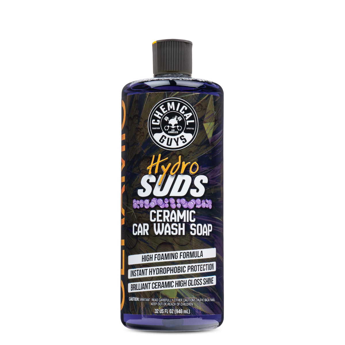 Chemical Guys HydroSuds Ceramic Car Wash Soap 16 Oz Berry Scent 2 Pack Foaming Wash