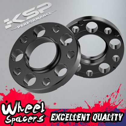 KSP BMW 5x120mm Wheel Spacers 15mm Hub Centric Forged M12x1.5 72.56mm Hub Bore 2pc