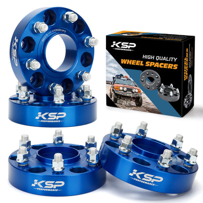 KSP 6x139.7mm Wheel Spacers 2in for Silverado Sierra Ram 1500 Lug Centric 108mm Hub Bore Black 4Pcs
