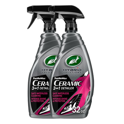 Turtle Wax Hybrid Solutions Ceramic 3 In 1 Detailer Waterless Car Wash 32 Oz