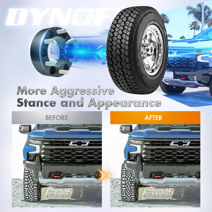 Dynofit 2 Inch Wheel Spacers 6x139.7 6x5.5 Forged Aluminum For Chevy GMC Silverado Ram 1500
