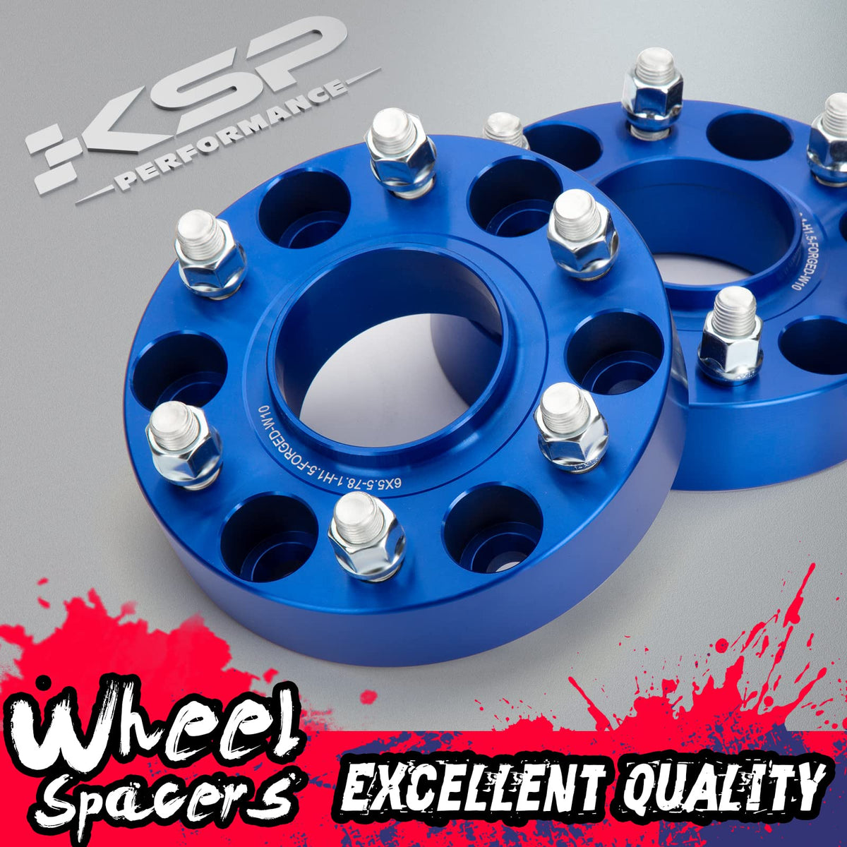 KSP 6x139.7mm Wheel Spacers 2in for Silverado Sierra Ram 1500 Lug Centric 108mm Hub Bore Black 4Pcs