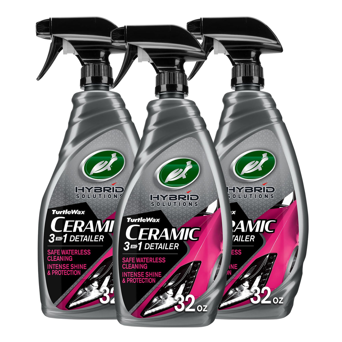 Turtle Wax Hybrid Solutions Ceramic 3 In 1 Detailer Waterless Car Wash 32 Oz
