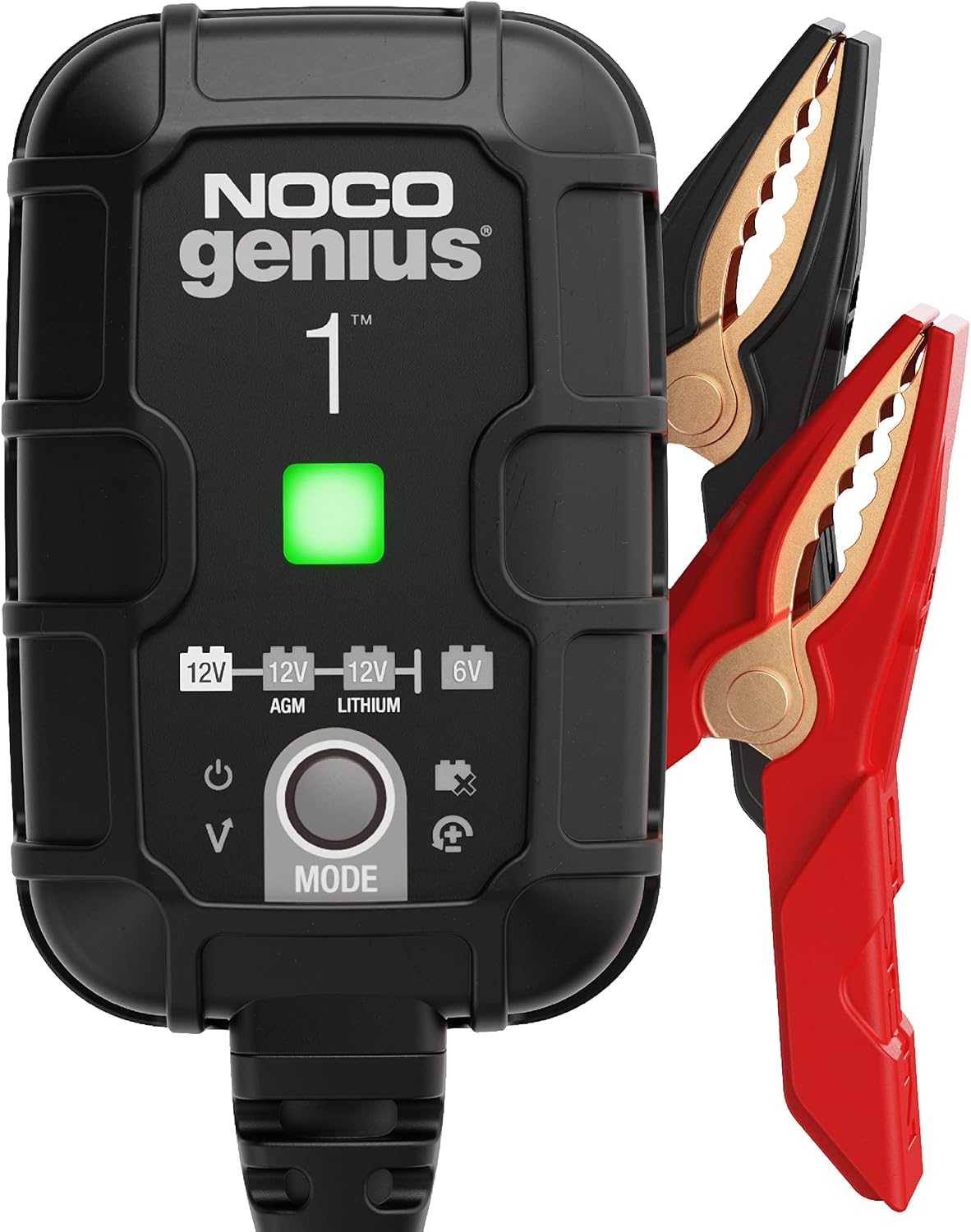 NOCO Genius1 1A 6V 12V Smart Battery Charger Maintainer Desulfator for Lead Acid LiFePO4