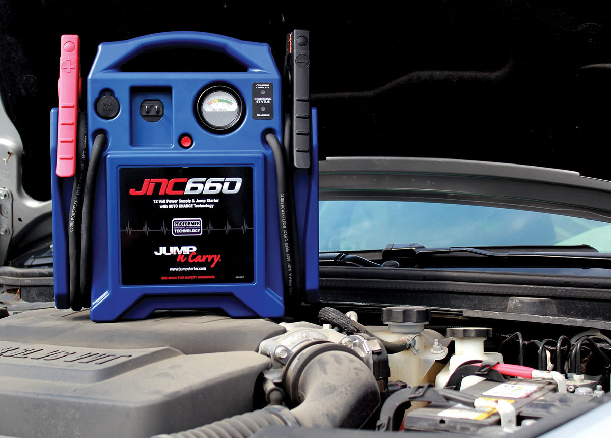 Clore Jump-N-Carry JNC660 1700 Peak Amp 12V Jump Starter With 22Ah Battery Blue