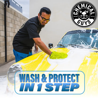 Chemical Guys HydroSuds Ceramic Car Wash Soap 16 Oz Berry Scent 2 Pack Foaming Wash