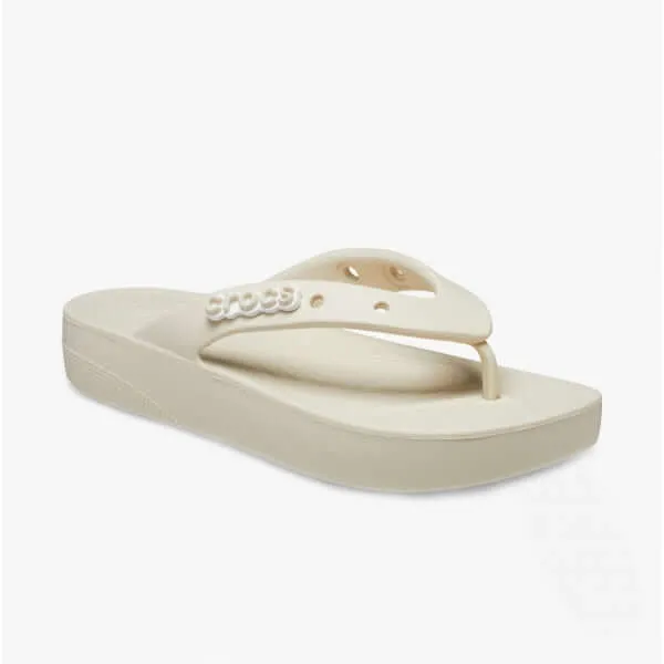 207714-2Y2 CLASSIC PLATFORM FLIP Ladies Flip Flops Bone