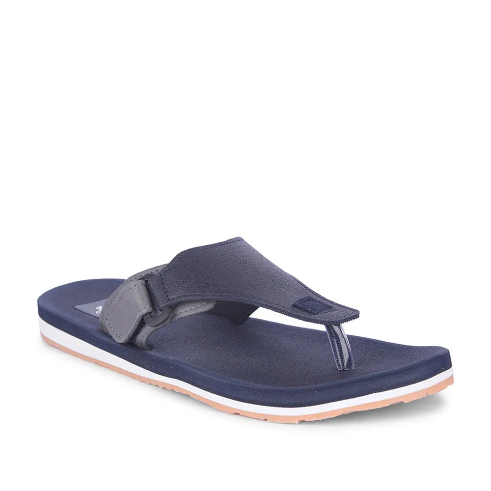 A-HA Casual Navy Blue Flip Flop For Men ANCO-01 By Liberty