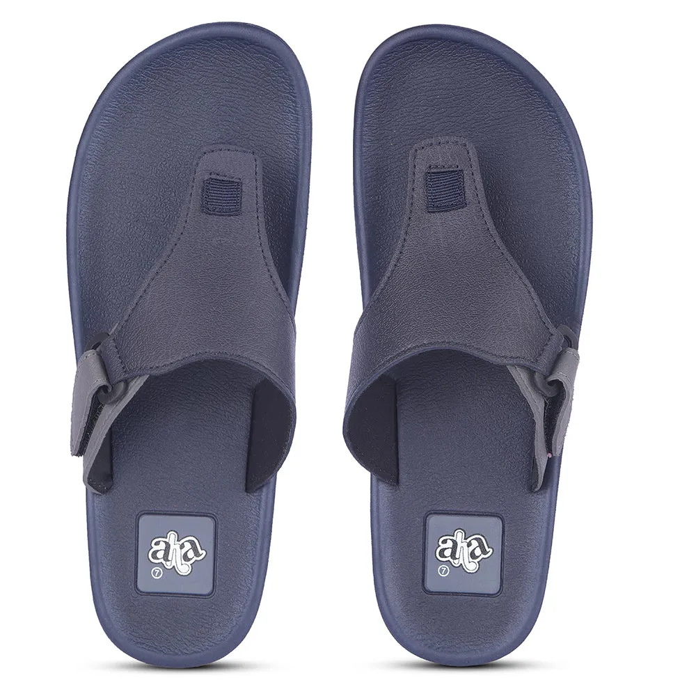 A-HA Casual Navy Blue Flip Flop For Men ANCO-01 By Liberty