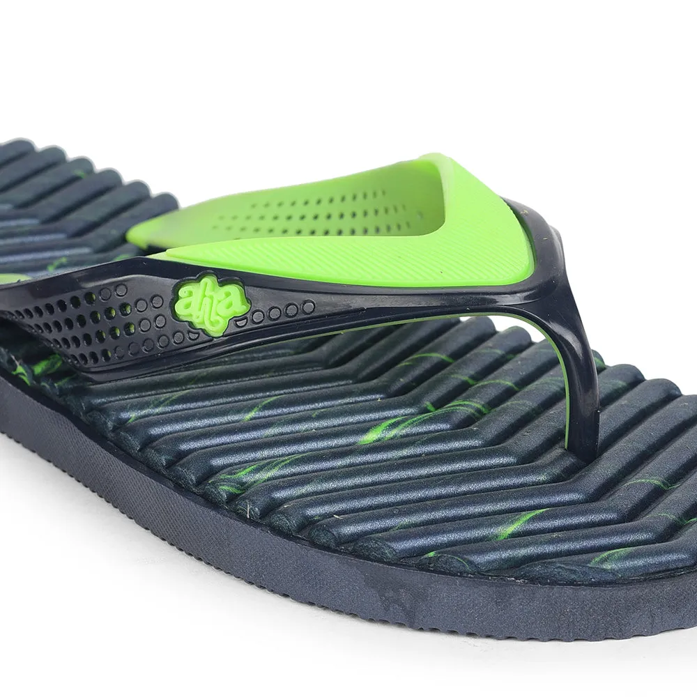 A-HA Casual Navy Blue Flip Flop For Men HUNK-2 By Liberty