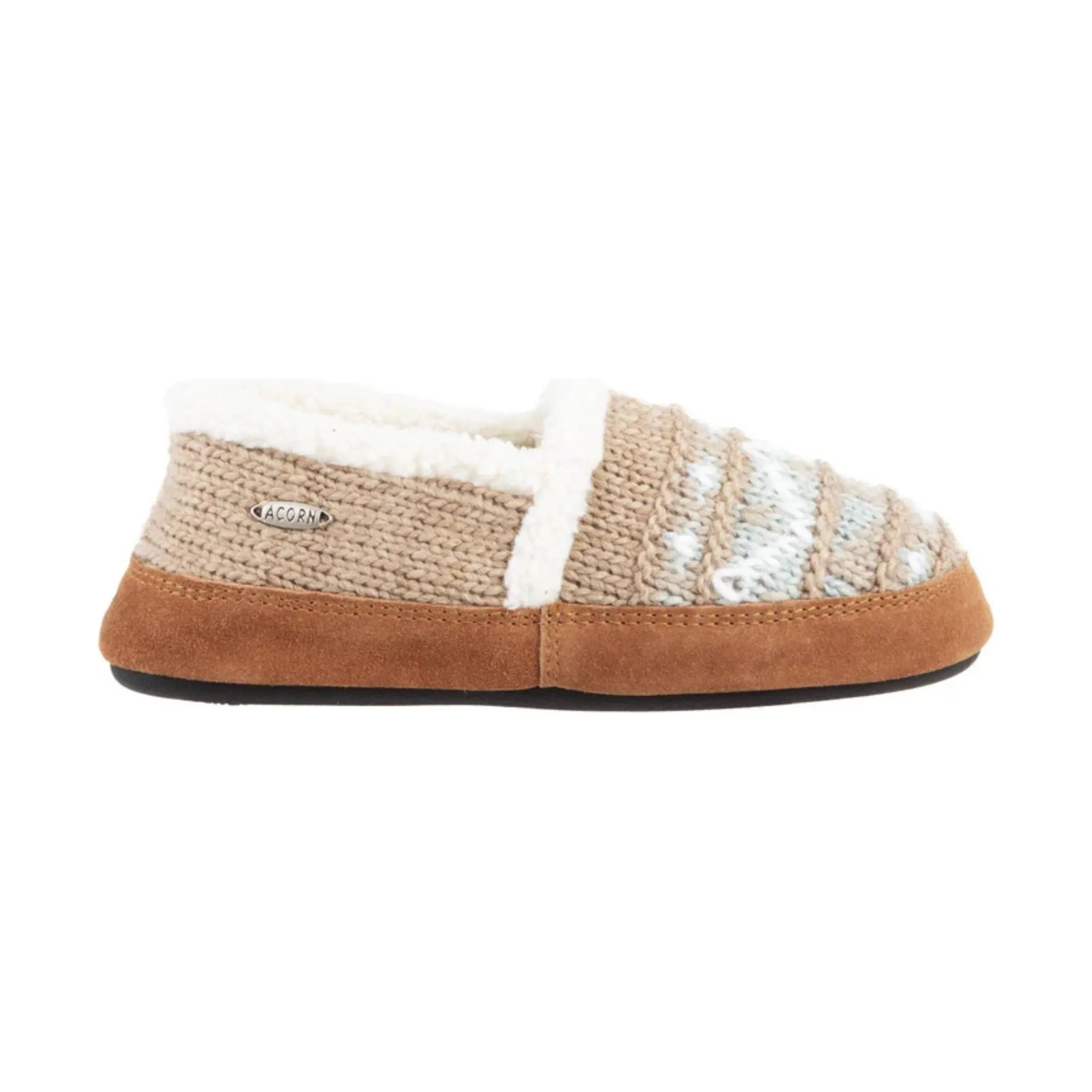 Acorn Women's Nordic Moc Slipper - Nordic Oatmeal Heather FINAL SALE