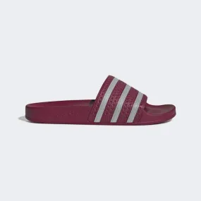 ADILETTE SLIDES COLLEGIATE BURGUNDY / CLOUD WHITE / COLLEGIATE BURGUNDY