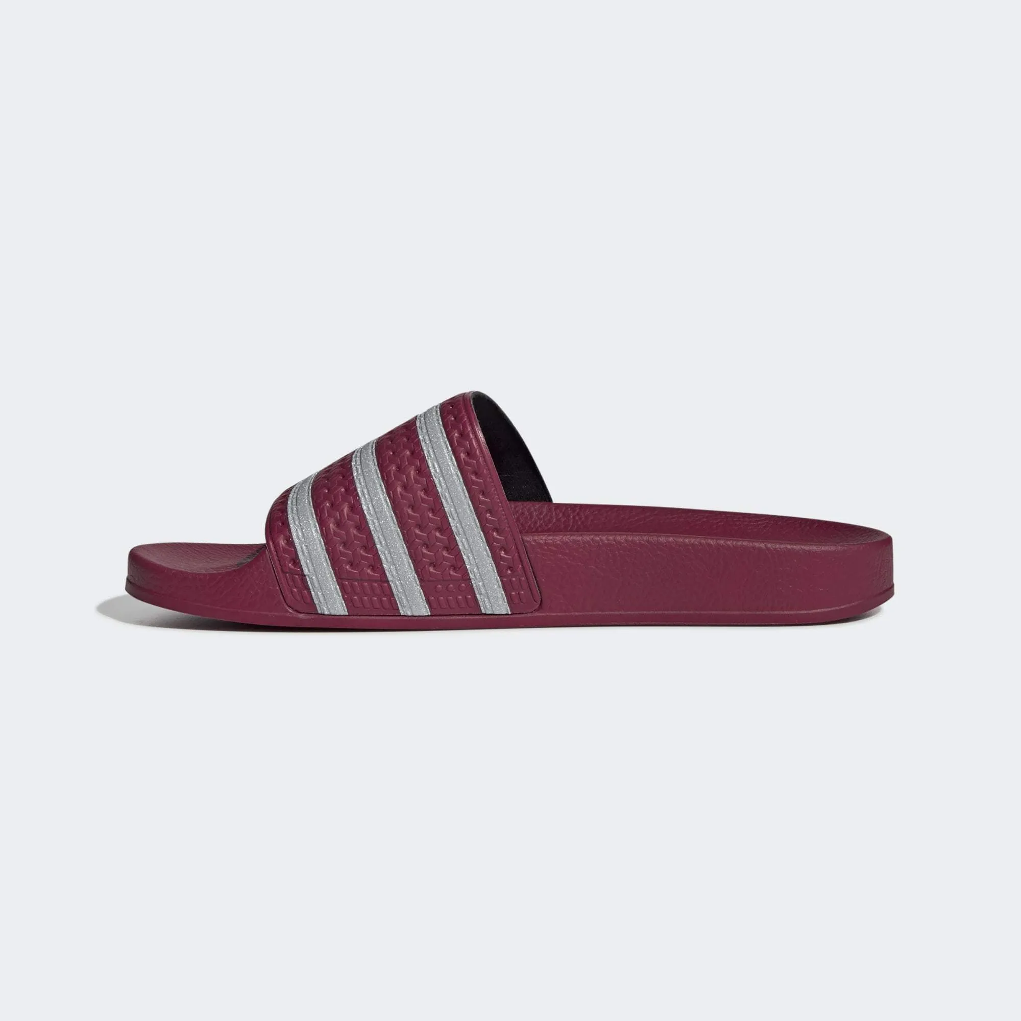 ADILETTE SLIDES COLLEGIATE BURGUNDY / CLOUD WHITE / COLLEGIATE BURGUNDY