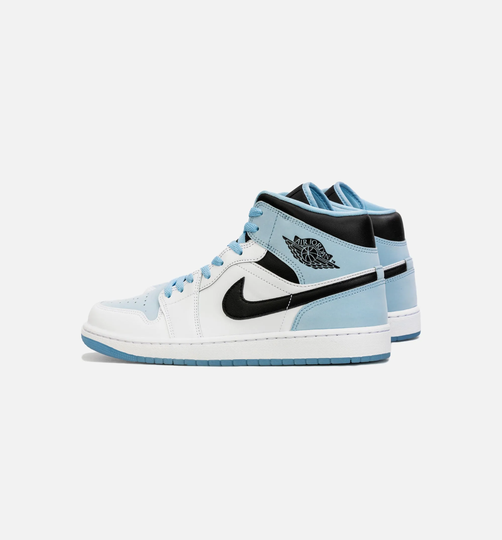 Air Jordan 1 Retro Mid SE Ice Blue Mens Lifestyle Shoe - White/Blue