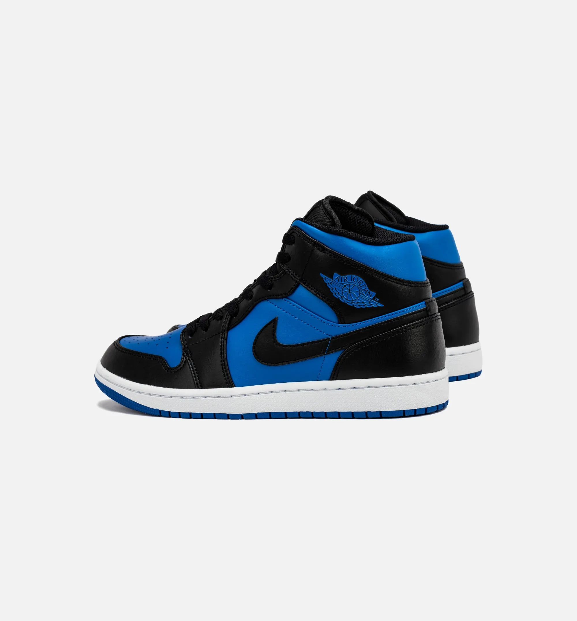 Air Jordan 1 Retro Mid Varsity Royal Mens Lifestyle Shoe - Blue/Black