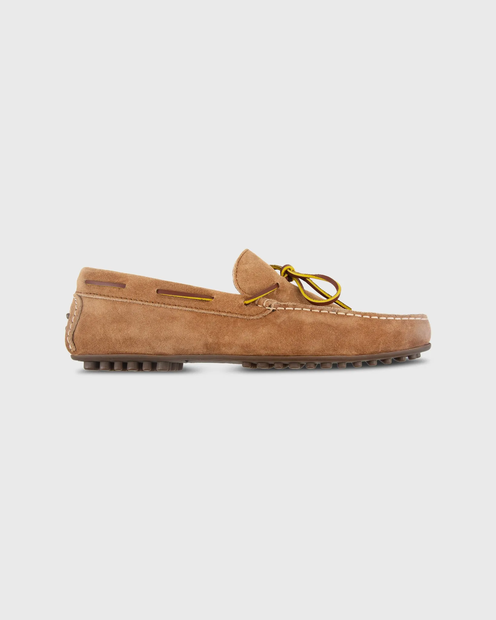 All-Weather Driving Moccasin in Tan Suede