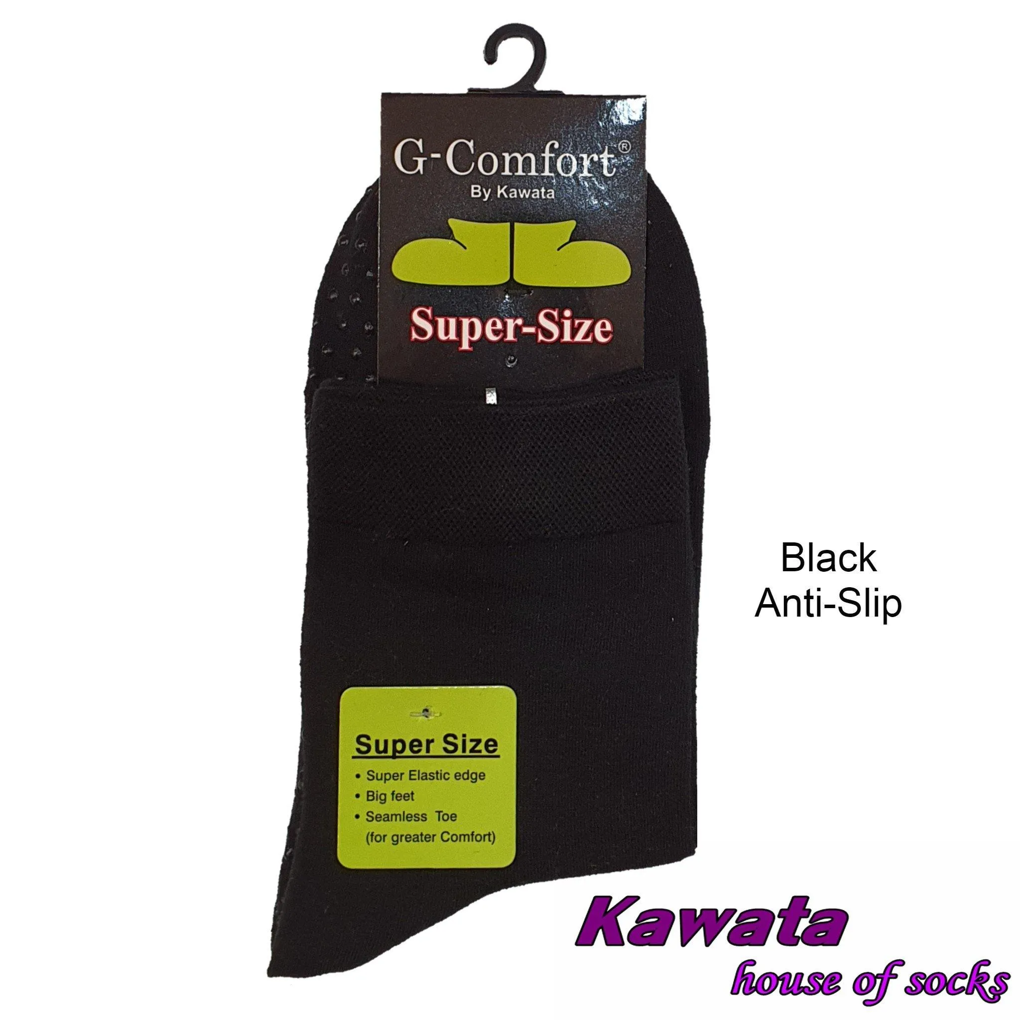 Anti-Slip Super Size Socks/Extra Large Socks/Plus Size Socks/Extra Wide Socks/ Non-binding Socks