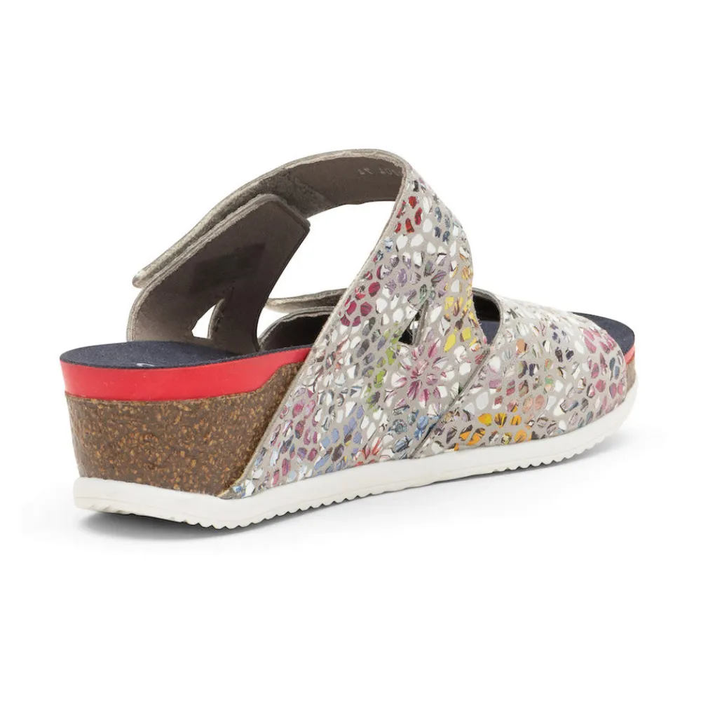 Ara Napa Stone-Multi Konfetti Wedge Slide Sandal (Women's)