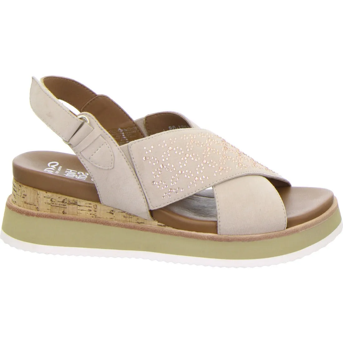 Ara Valencia Ladies Crystal Trim Sandal