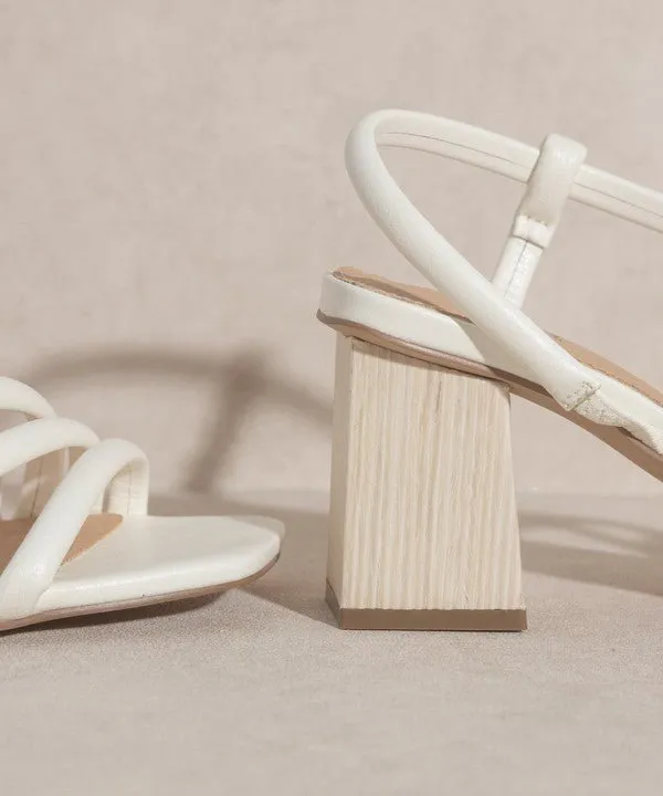 Ashley Wooden Heel Sandal